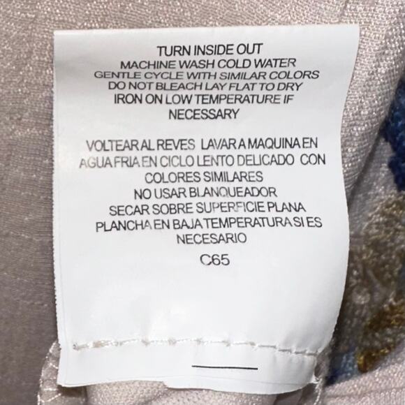 Figueroa & Flower Boho Cream Embroidered Floral Tiered Midi Dress Size Large - Picture 8 of 14